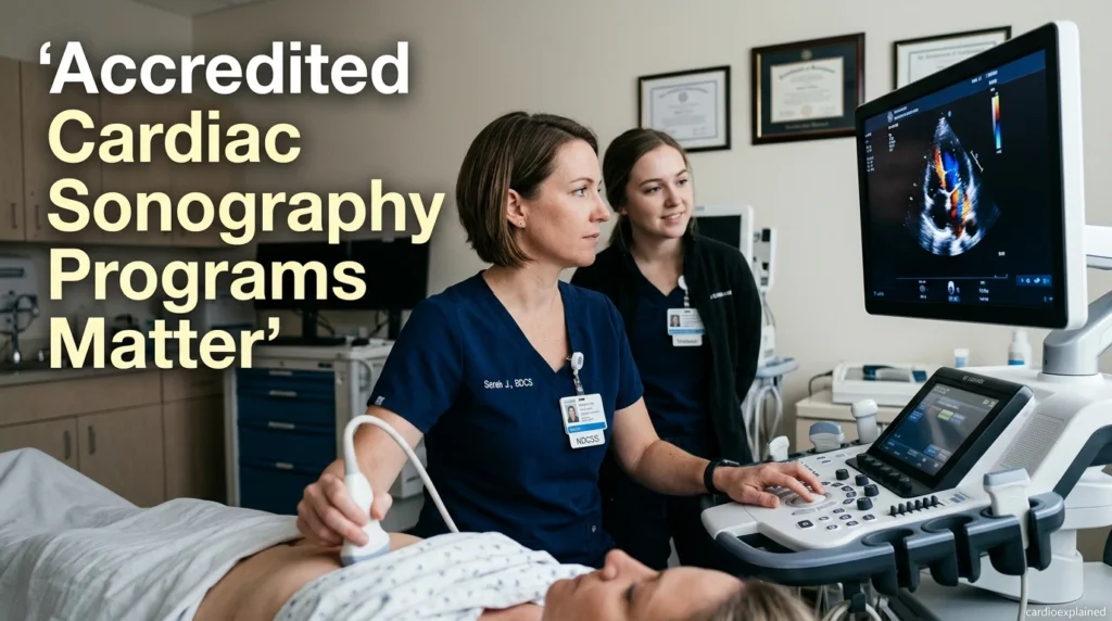 Accredited Cardiac Sonography Programs Matter