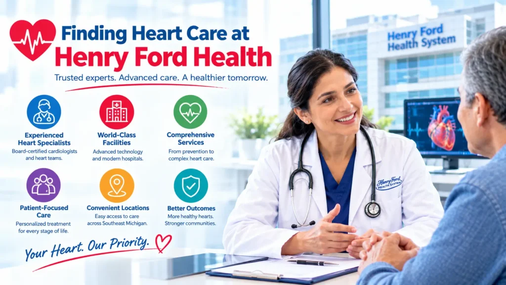  Finding Heart Care at Henry Ford Health