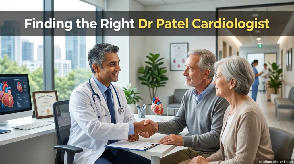 Finding the Right Dr Patel Cardiologist