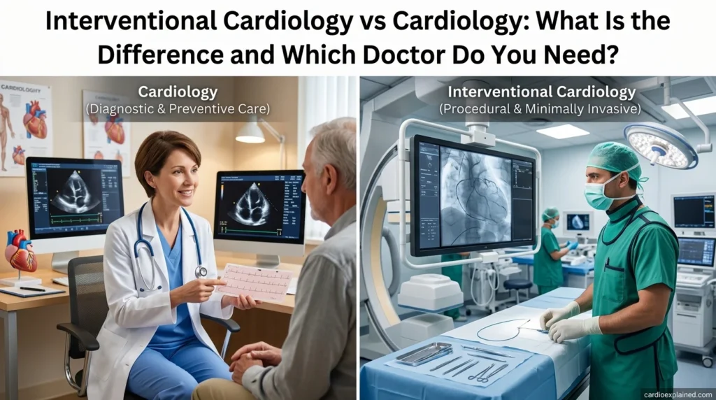 Interventional Cardiology vs Cardiology