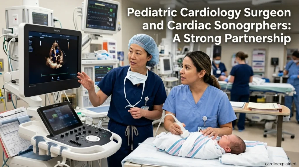 Pediatric Cardiology Surgeon and Cardiac Sonographers: A Strong Partnership