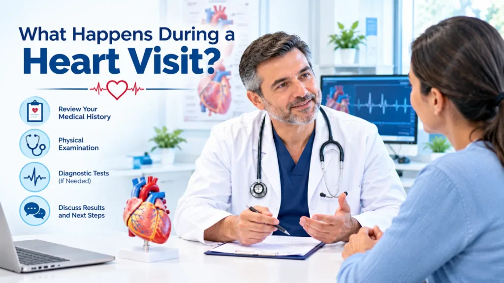 What Happens During a Heart Visit