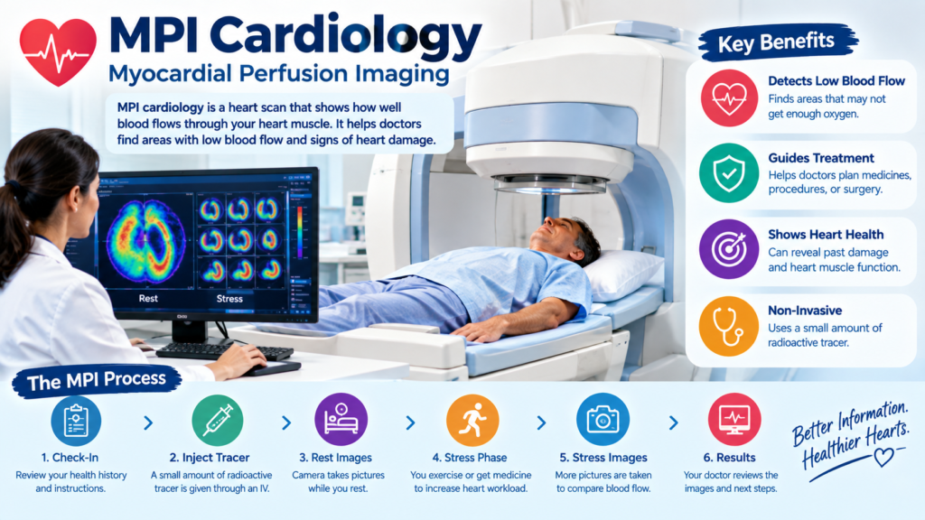 MPI Cardiology: What a Myocardial Perfusion Imaging Test Shows