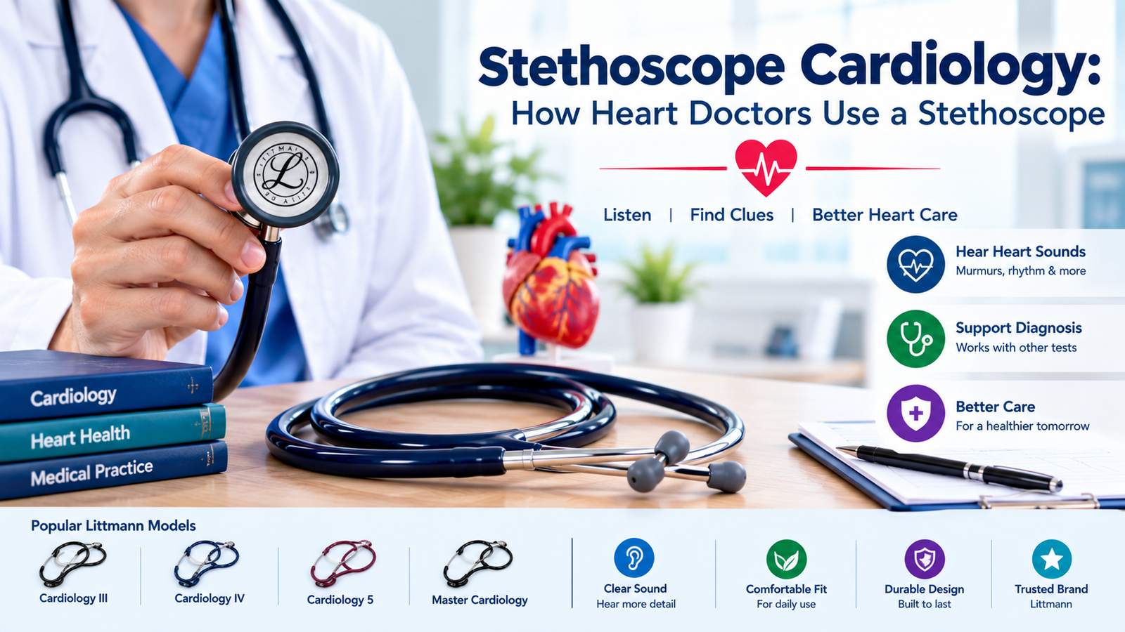 Stethoscope Cardiology: How Heart Doctors Use a Stethoscope