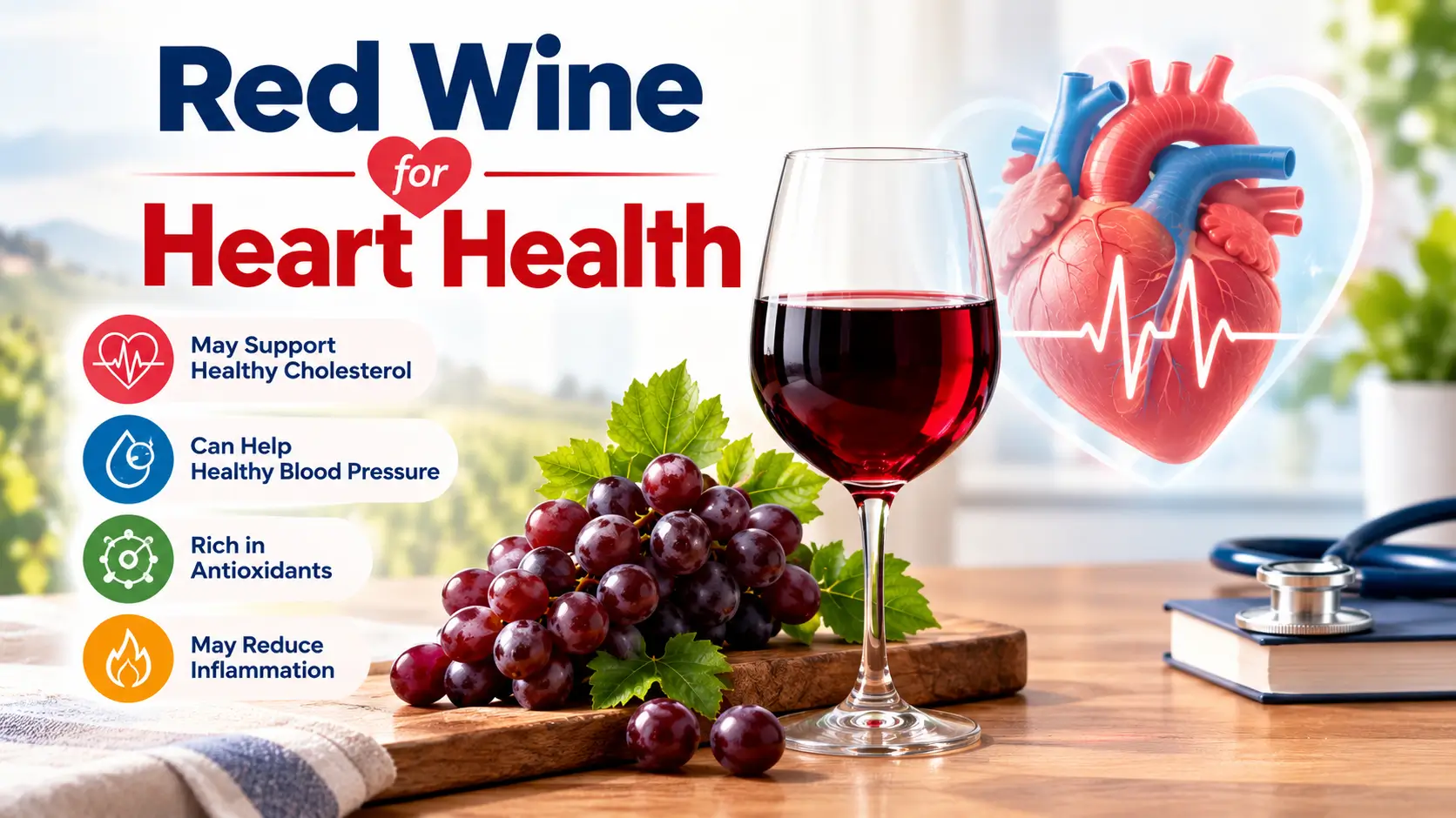red wine heart health